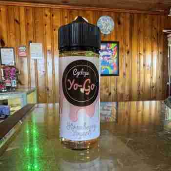 Bottle of Strawberry Yogurt premium nicotine-free e-liquid with sweet strawberry and creamy yogurt flavor, 70% VG/30% PG